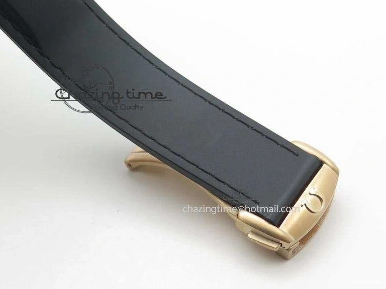 0418 Planet Ocean Professional Rose Gold Liquid Metal V6F 42mm On Black Rubber Strap A Vibrant 8266